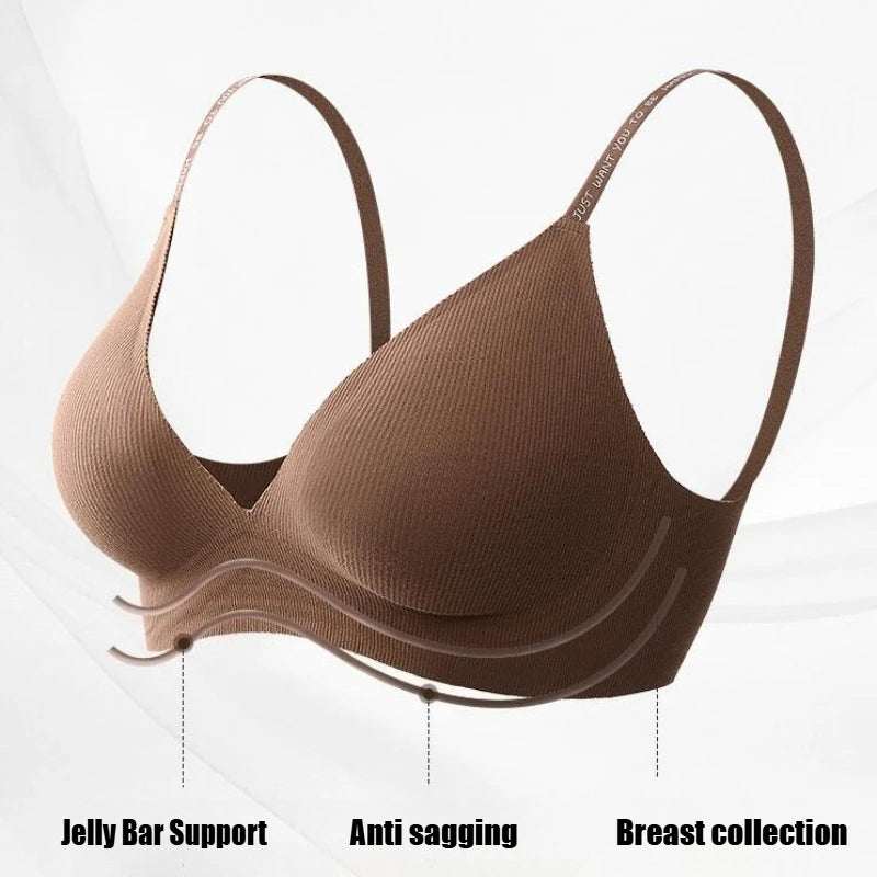 Push Up Bra for Women No Underwire Plus Size Full Coverage Lift Shape